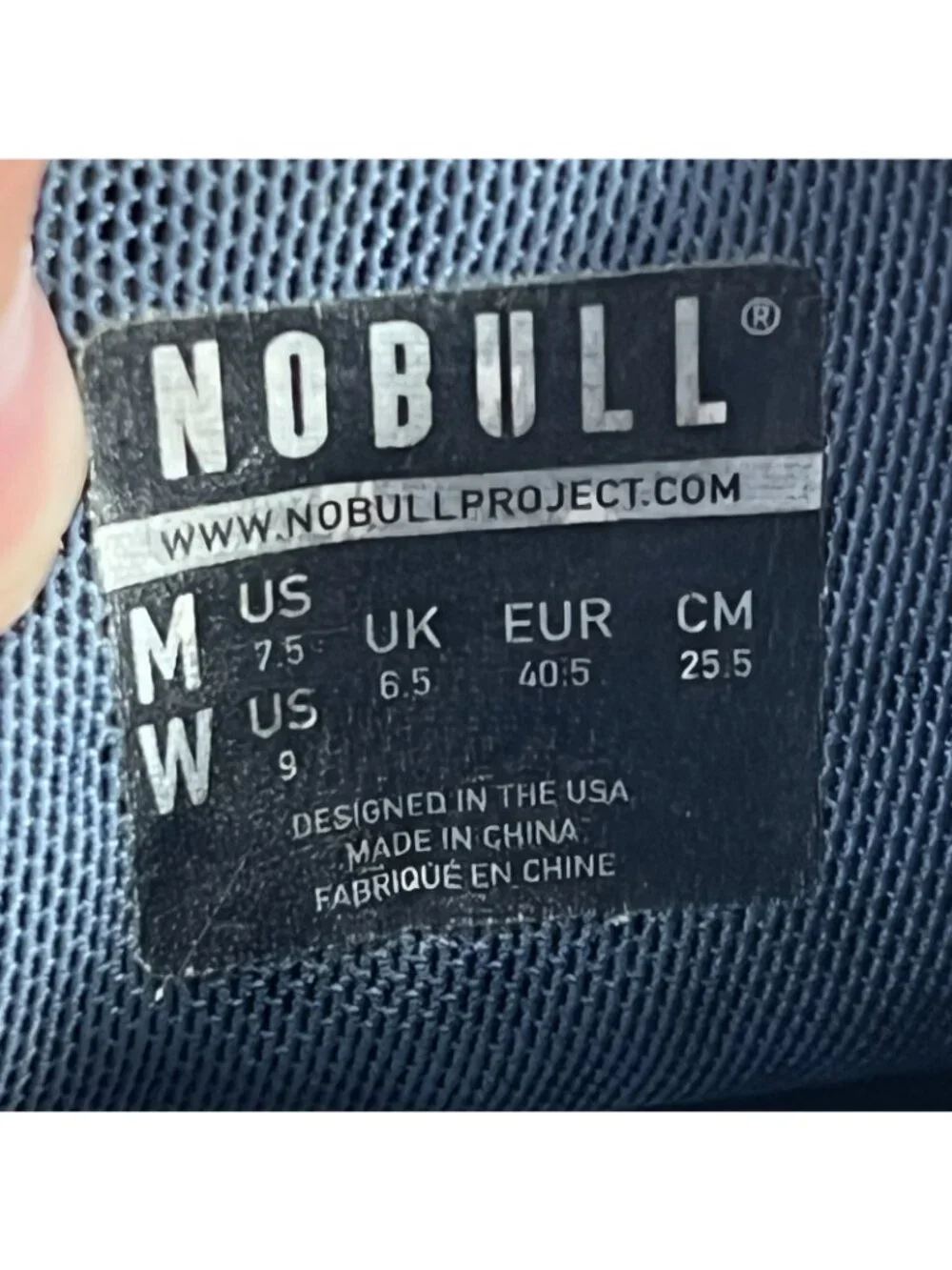 NO BULL Women Size 9 Blue SuperFabric Trainers Running Shoes